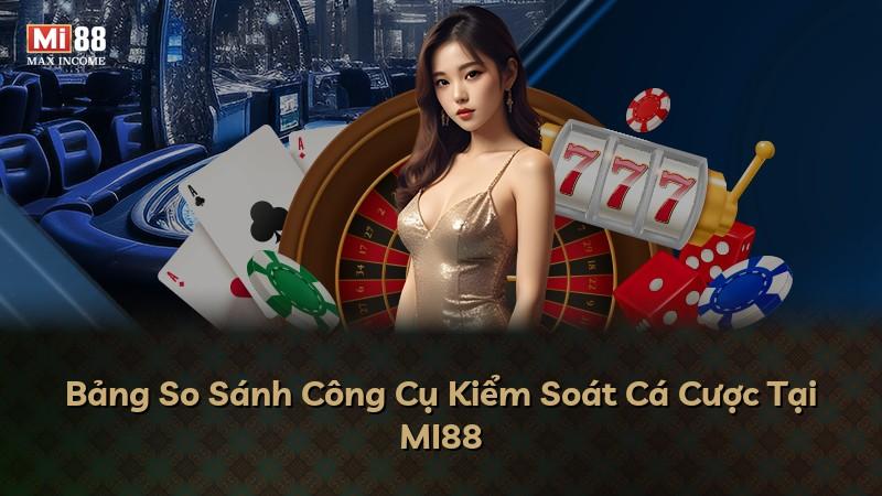 Bảng So Sánh Công Cụ Kiểm Soát Cá Cược Tại MI88