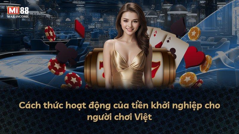 Cách thức hoạt động của tiền khởi nghiệp cho người chơi Việt