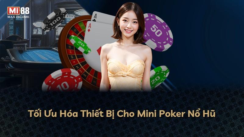 Tối Ưu Hóa Thiết Bị Cho Mini Poker Nổ Hũ